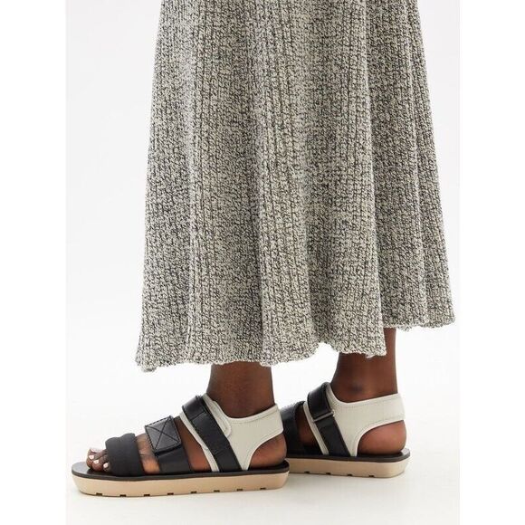 PROENZA SCHOULER  Neoprene And Leather Sandals Size 6 - Picture 1 of 11